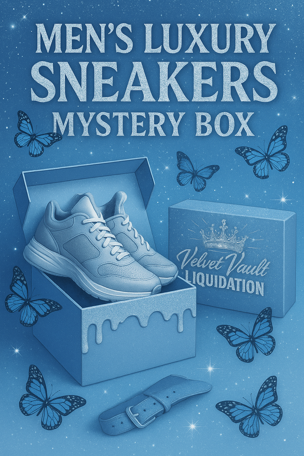 Men’s luxury sneakers mystery box by Brand Name Luxury Designer Logo Women’s & Men’s Sneakers-Slides-Heels-Shoes Liquidation Bundle Deals & Mystery Boxes